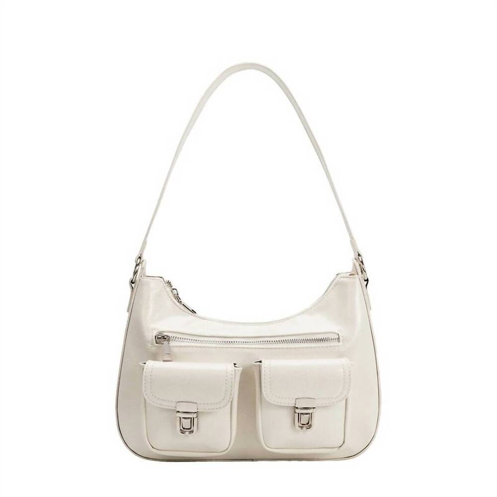 NEW MELIE BIANCO women's fawn leather shave bag in bone